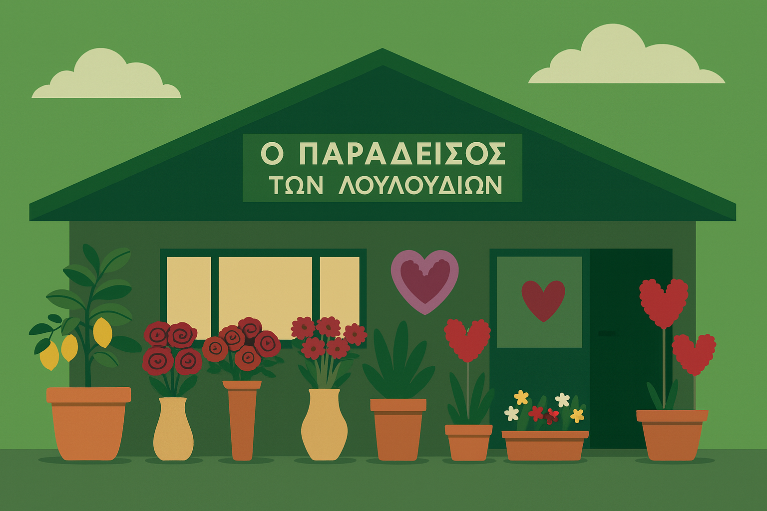 Φυτά και λουλούδια στο ανθοπωλείο μας στο Ζεφύρι