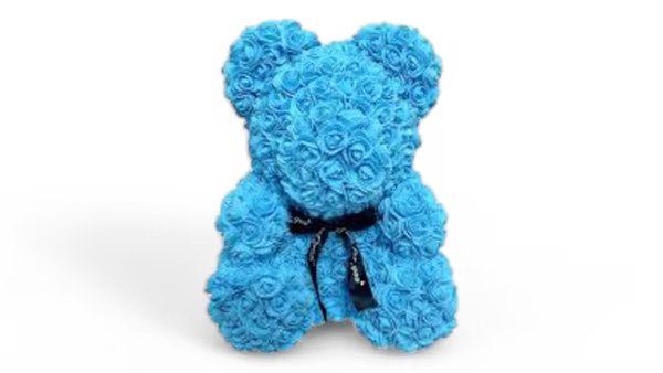 Rose Bear Θαλασσί 25Cm